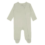 Warm Gray - Footed Romper