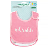 Adorable - Terry bib set