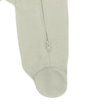 Warm Gray - Footed Romper