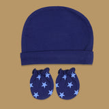 Midnight - Cap & Mitten Set