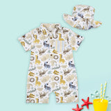 Wildlings - Romper with Sunhat