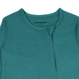 Teal - Footed Romper