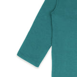 Teal - Footed Romper