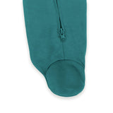Teal - Footed Romper