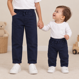 Twill Navy Pant