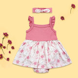 Flower Pot - Onesie Dress with matching headband