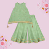 Pistachio - 2 Piece Formal Wear
