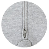 Hearty Heart - Heather Gray Fleece Coverall