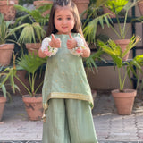 Pistachio - 2 Piece Formal Wear