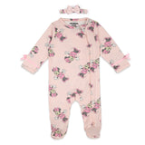 Minnie - Zipper Footie with Headband