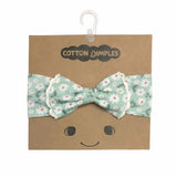 Green Floral - Headband