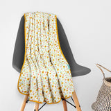 Sunny Field - Muslin lined with Sherpa Swaddle/Blanket
