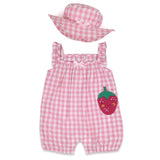 Picnic in Pink - 2 Pc Romper Set