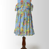 Bluebell Cold Shoulder Maxi Dress