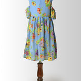 Bluebell Cold Shoulder Maxi Dress