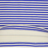 Cozy Blue Striped Fleece Henley