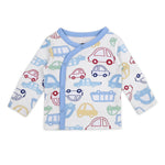 Baby shirt with car pattern 