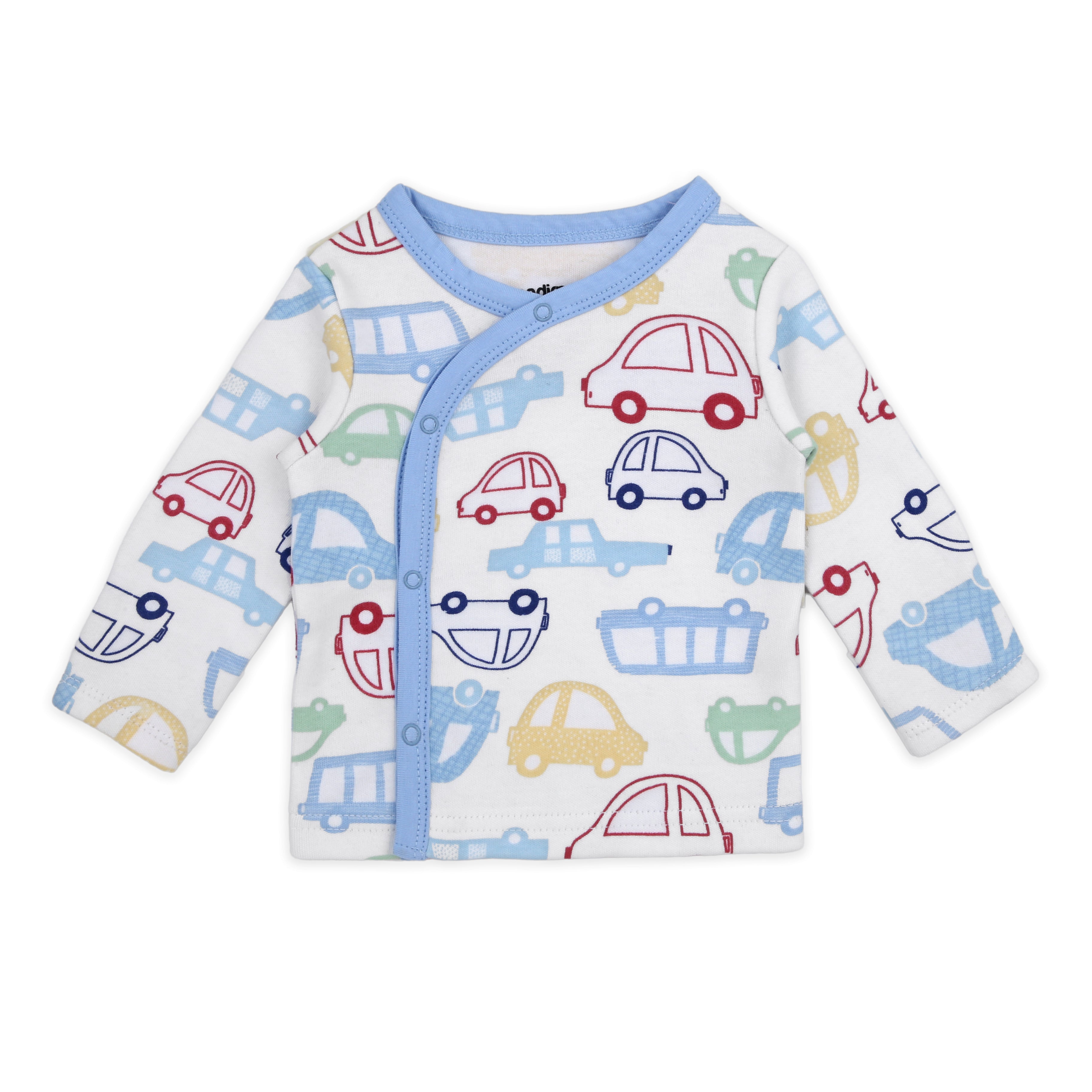 Baby shirt with car pattern 