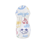 Baby bootie with car pattern 