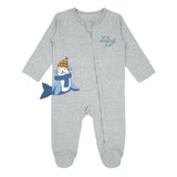Snowing -  Footed Romper