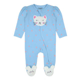 Meow - Footed Romper
