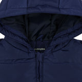 Navy - Hooded Puffer Jacket
