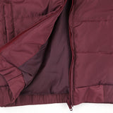 Maroon - Hooded Puffer Jacket