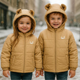 Khaaki - Hooded Puffer Jacket