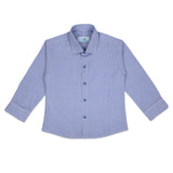 Blue Micro Check Shirt