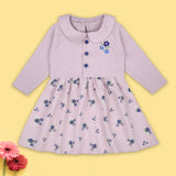 Lavender Bloom Waffle Bolero & Dress Set