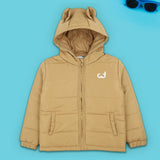 Khaaki - Hooded Puffer Jacket