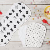 Burp Cloth Set - Kittie