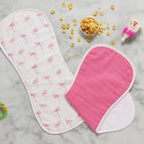 Burp Cloth Set - Flamingo