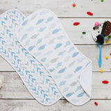 Burp Cloth Set - Abstract Sealife