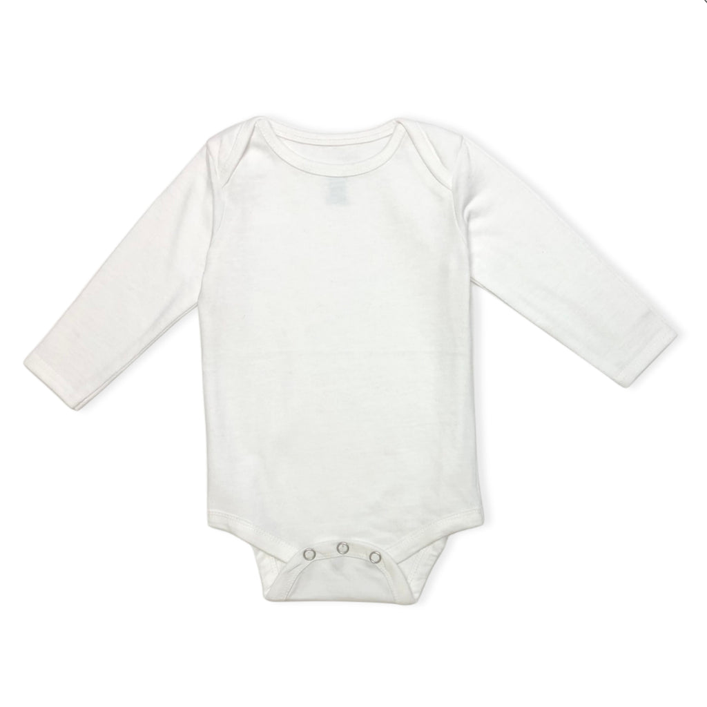 3 Pack White Innerwear Full sleeved onesies Cotton Dimples Pakistan