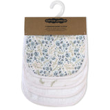 Burp Cloth Set - Blue Tendrils