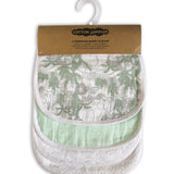 Burp Cloth Set - Down in the jungle