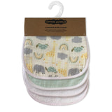 Burp Cloth Set - Elephant on the Rainbow